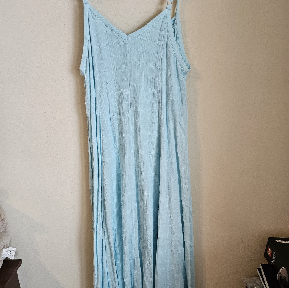 Light blue maxi dress